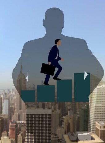 business man stairs career training 6583632
