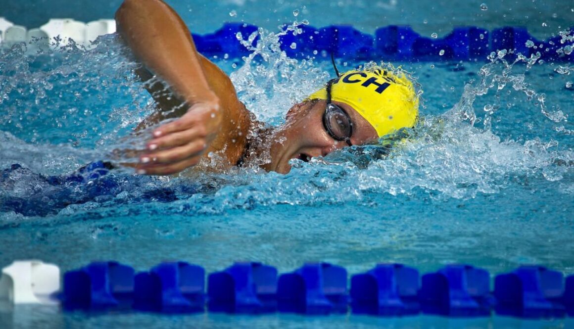 swimming swimmer female race 78112